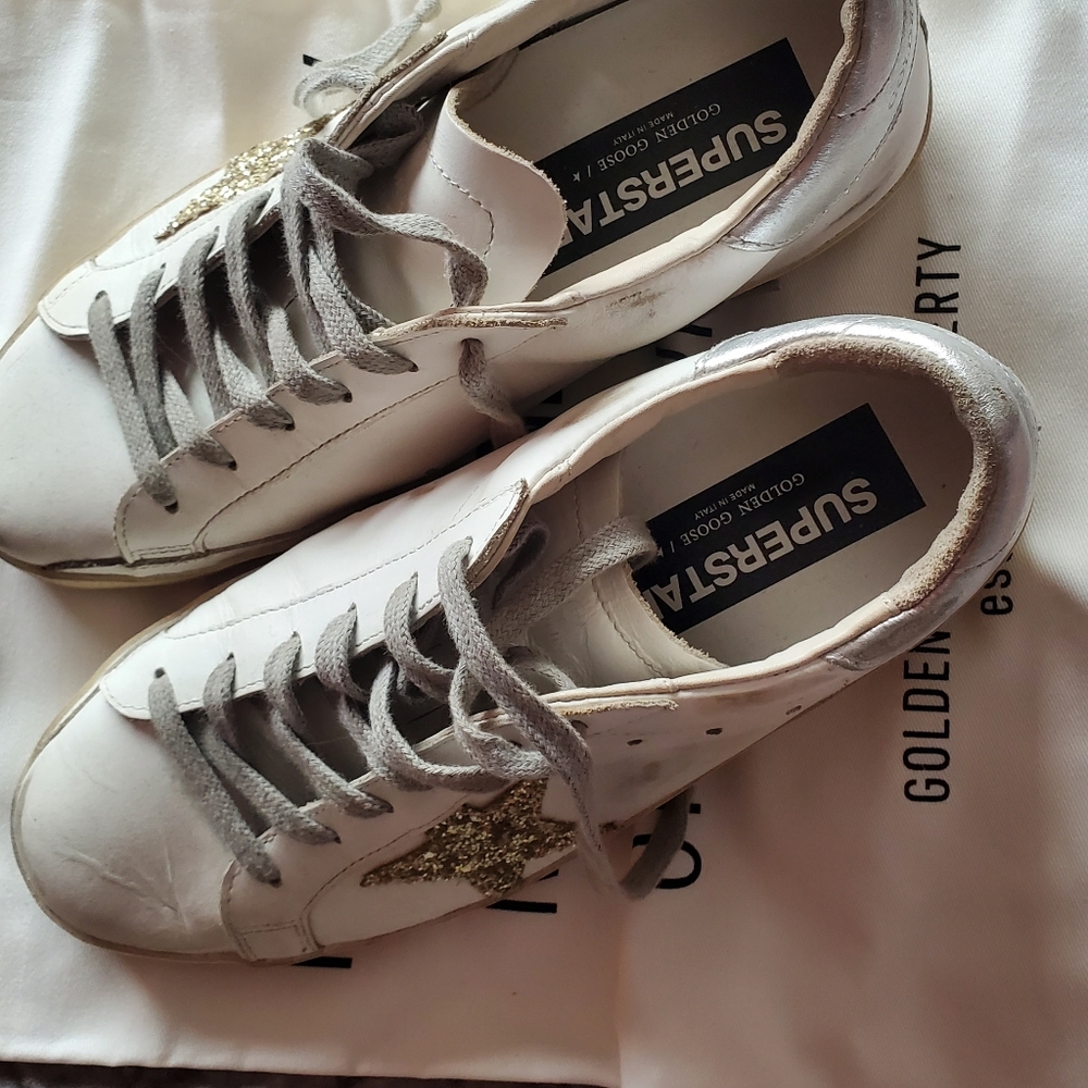 Golden Goose leather sneakers